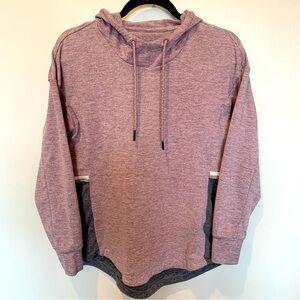 Tangerine Women’s Purple/Gray Hoodie Activewear Long Sleeve Top. Size S